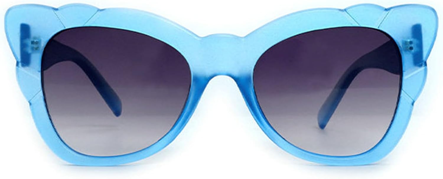 

Модные солнцезащитные очки COTIA в стиле «кошачий глаз» для женщин и мужчин, с милой оправой в виде бабочки, стильные летние очки для путешествий, защита от ультрафиолета UV400, Blue