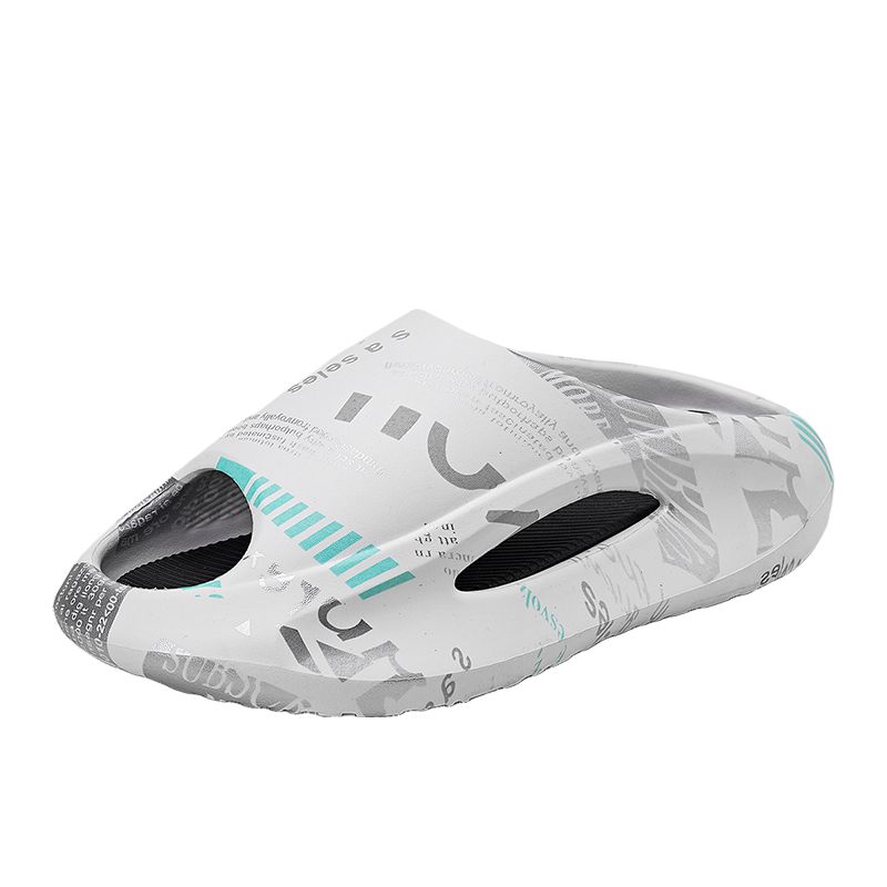 

Сандалии-слайдеры мужские, нескользящие, устойчивые к запахам и истиранию TONYBEAR, White