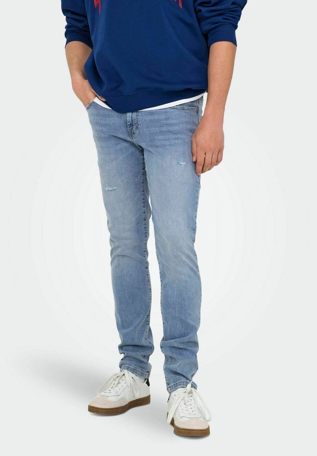 

Джинсы облегающего кроя Only & Sons, цвет Light Blue Denim