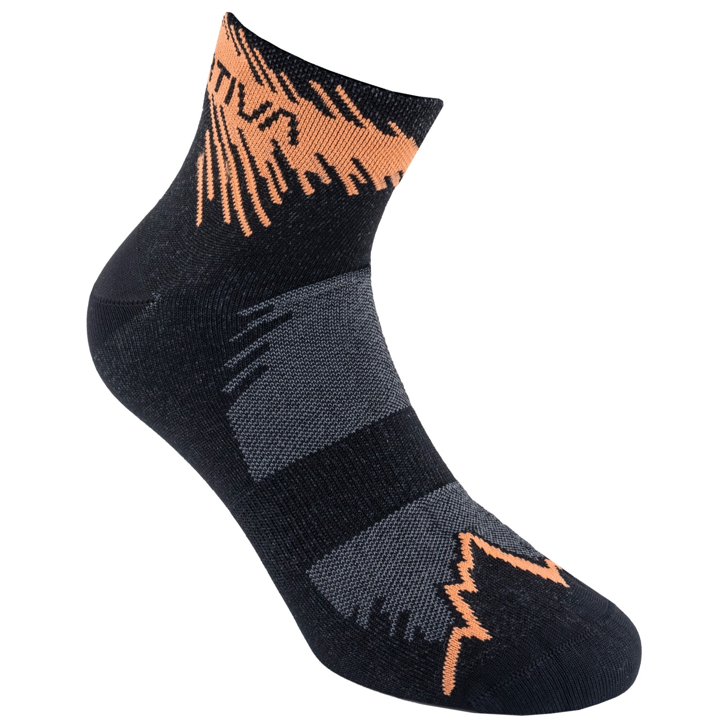 

Носки для бега La Sportiva Fast Running Socks, цвет Black/Papaya