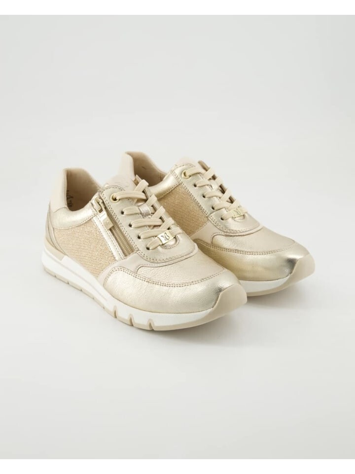 Кроссовки на шнуровке Caprice Sneaker low, золотой