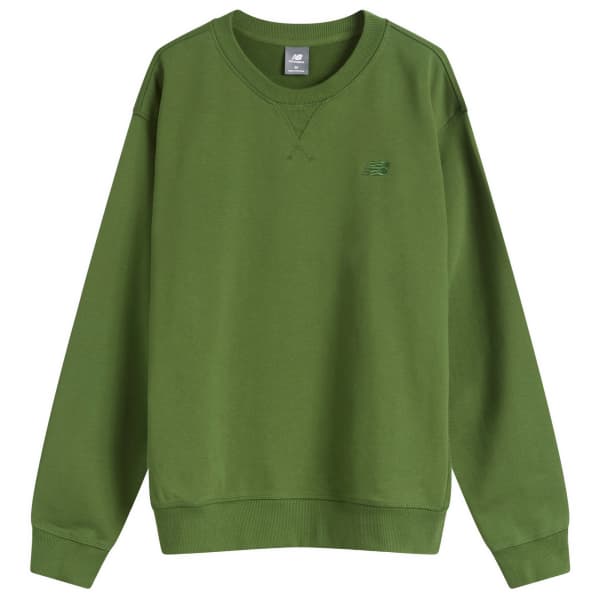 

Athletics french terry crew New Balance, темно-alpine зеленый
