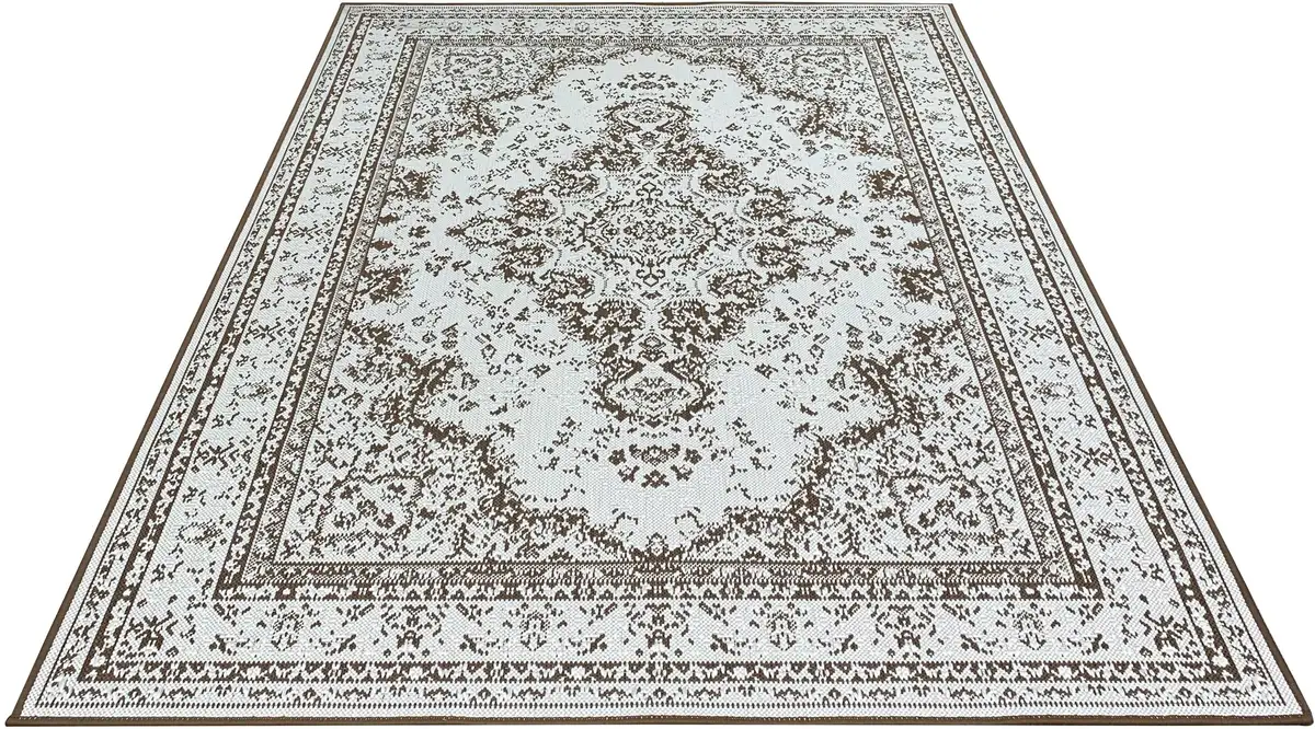 

Ковер для дома "Oriental Outdoor", прямоугольный, подходит для внутреннего и наружного использования, имитация сизаля, двусторонний ковер, восточный дизайн Home affaire 240х330 см, бежевый