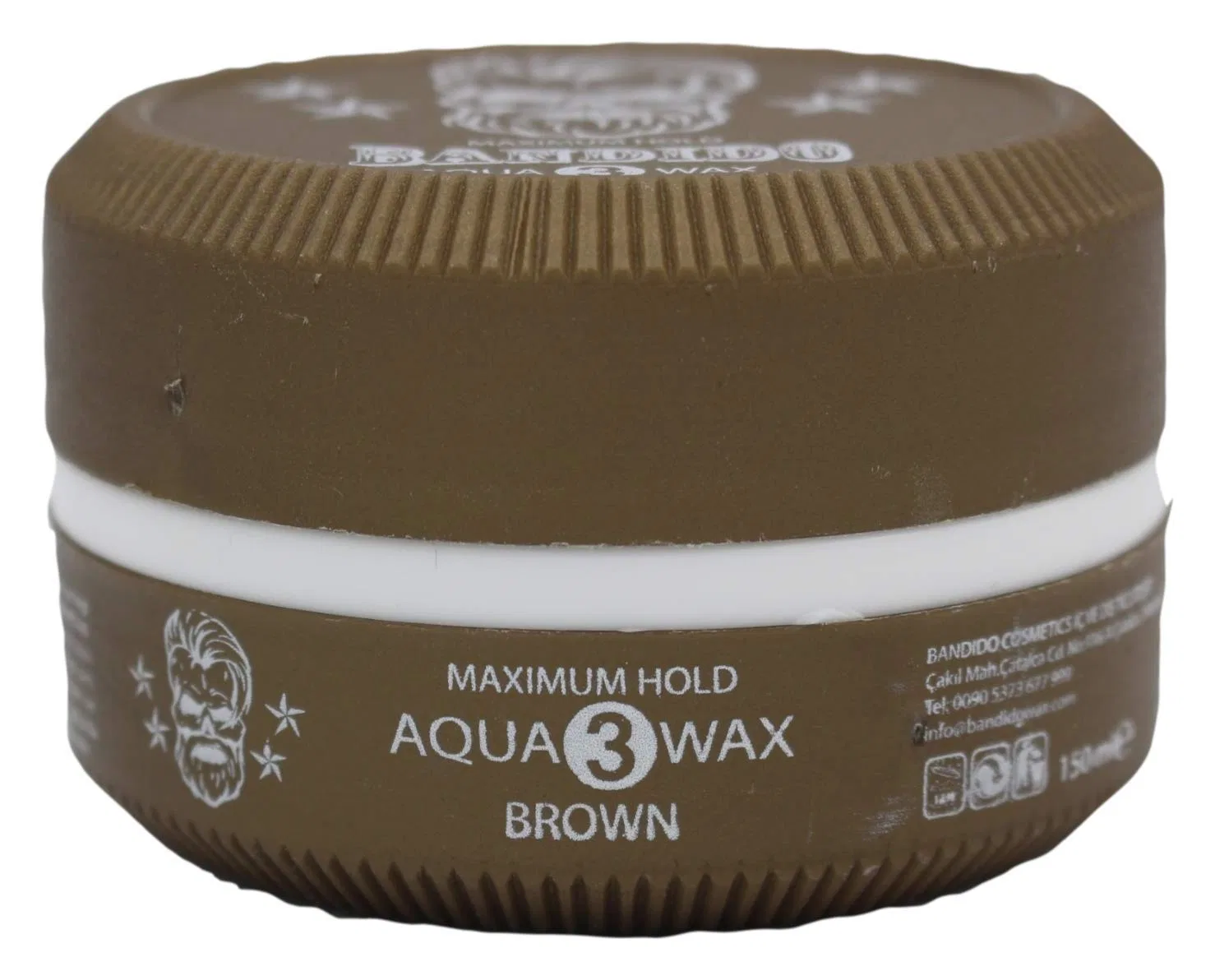 Матовая волокнистая паста для укладки волос «Aqua Hair Wax No. 3» от Bandido, 3 x 150 мл Bandido, No.3 — фото 3
