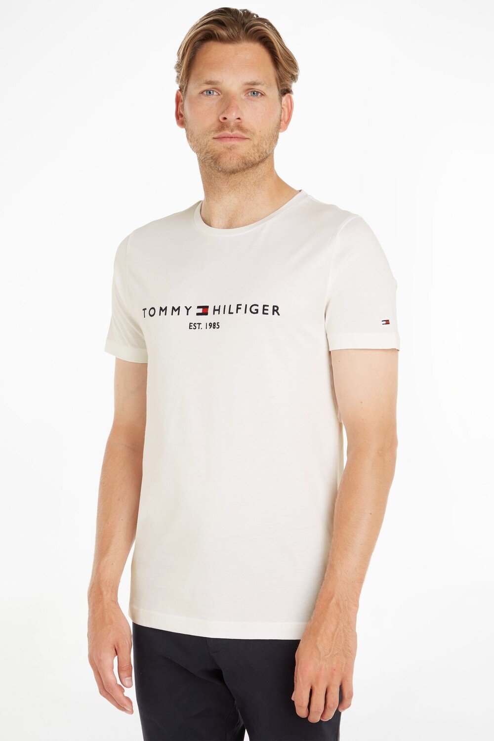 

Футболка с логотипом Tommy Hilfiger, белый