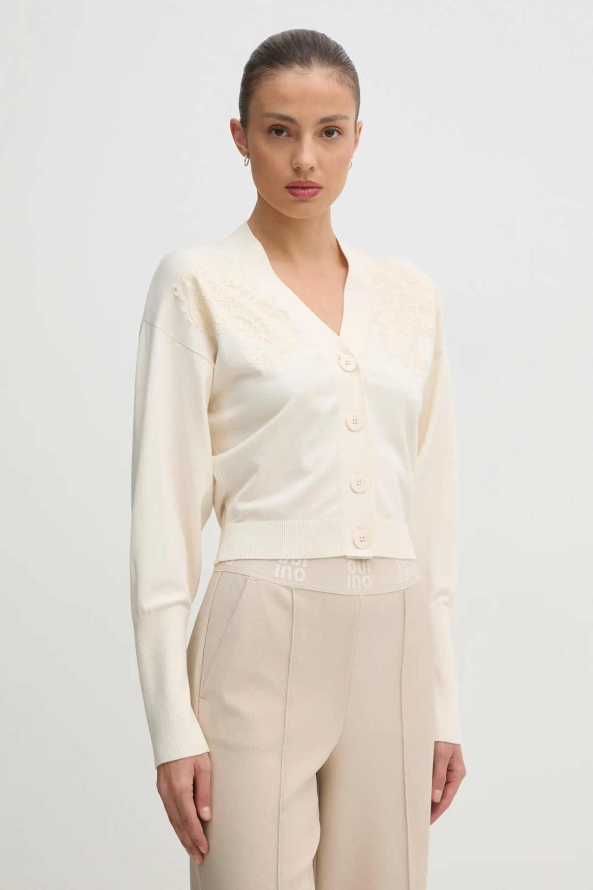 

Кардиган United Colors of Benetton, бежевый