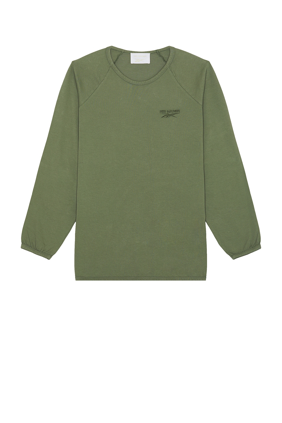 

Футболка с длинным рукавом x hed mayner Reebok, зеленый