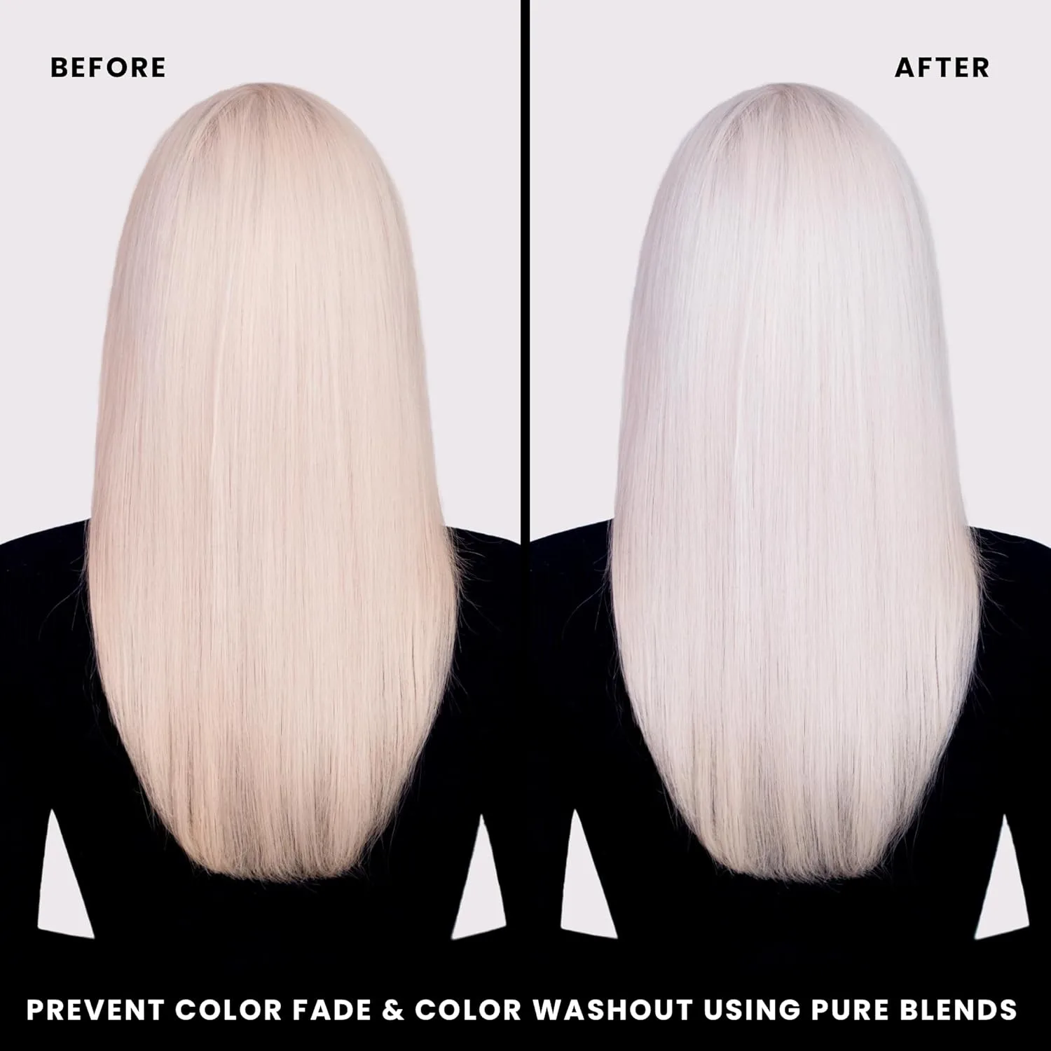 Pure Blends Violet Hydrating Color Depositing Shampoo - тонирующий шампунь для окрашенных волос, предотвращает вымывание цвета, 1 л 1000 мл (.), Violet — фото 4