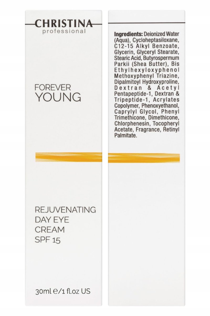 Крем для век Christina — Forever Young, дневной Rejuvenating Eye Cream SPF15, 30 мл — фото 2