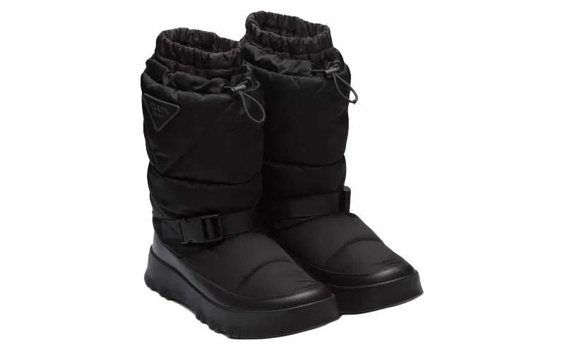 Ботильоны Re Nylon PRADA Black — фото 4