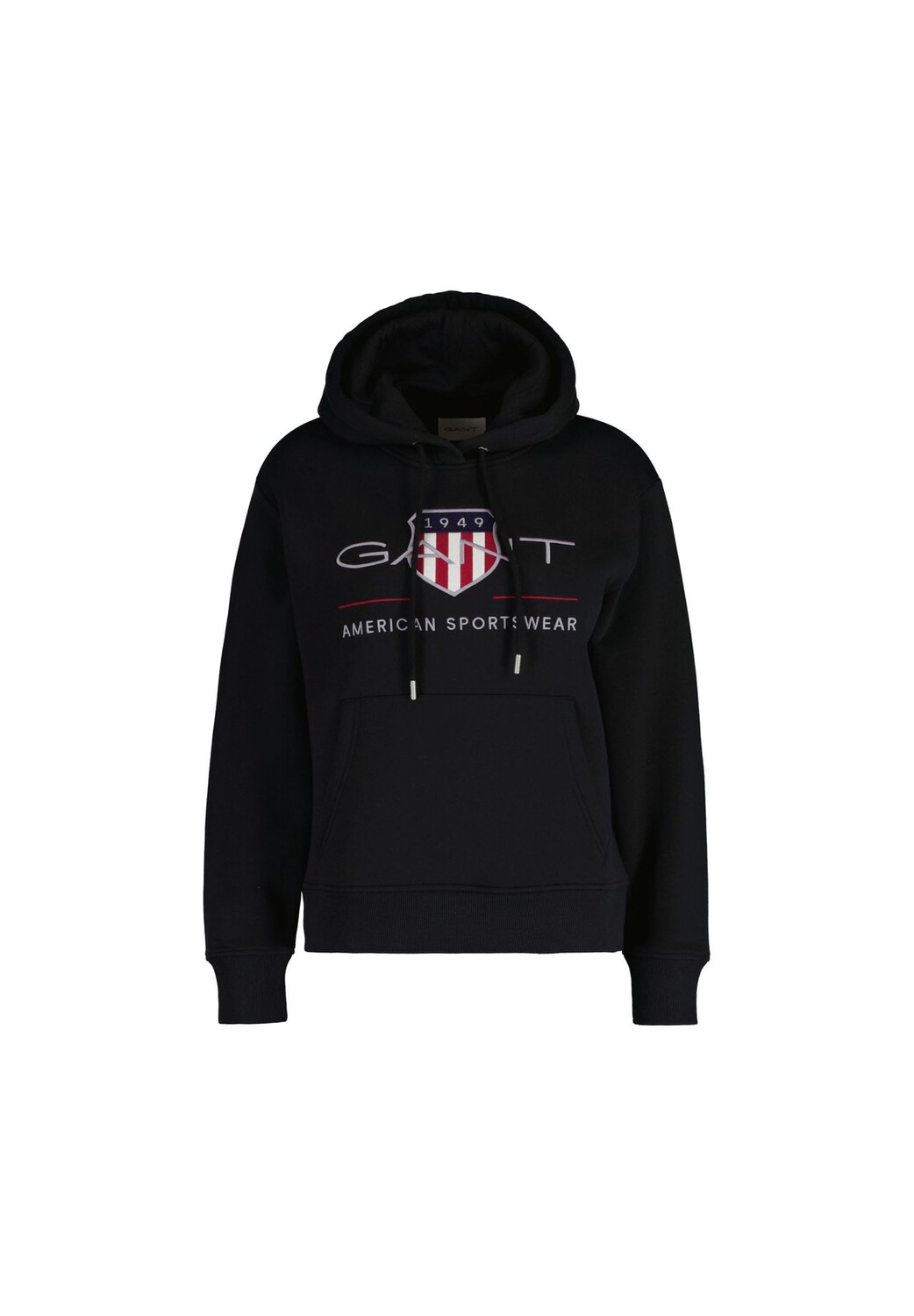 

Толстовка женская - ARCHIVE SHIELD HOODIE, толстовка, капюшон, логотип, однотонная GANT, черный