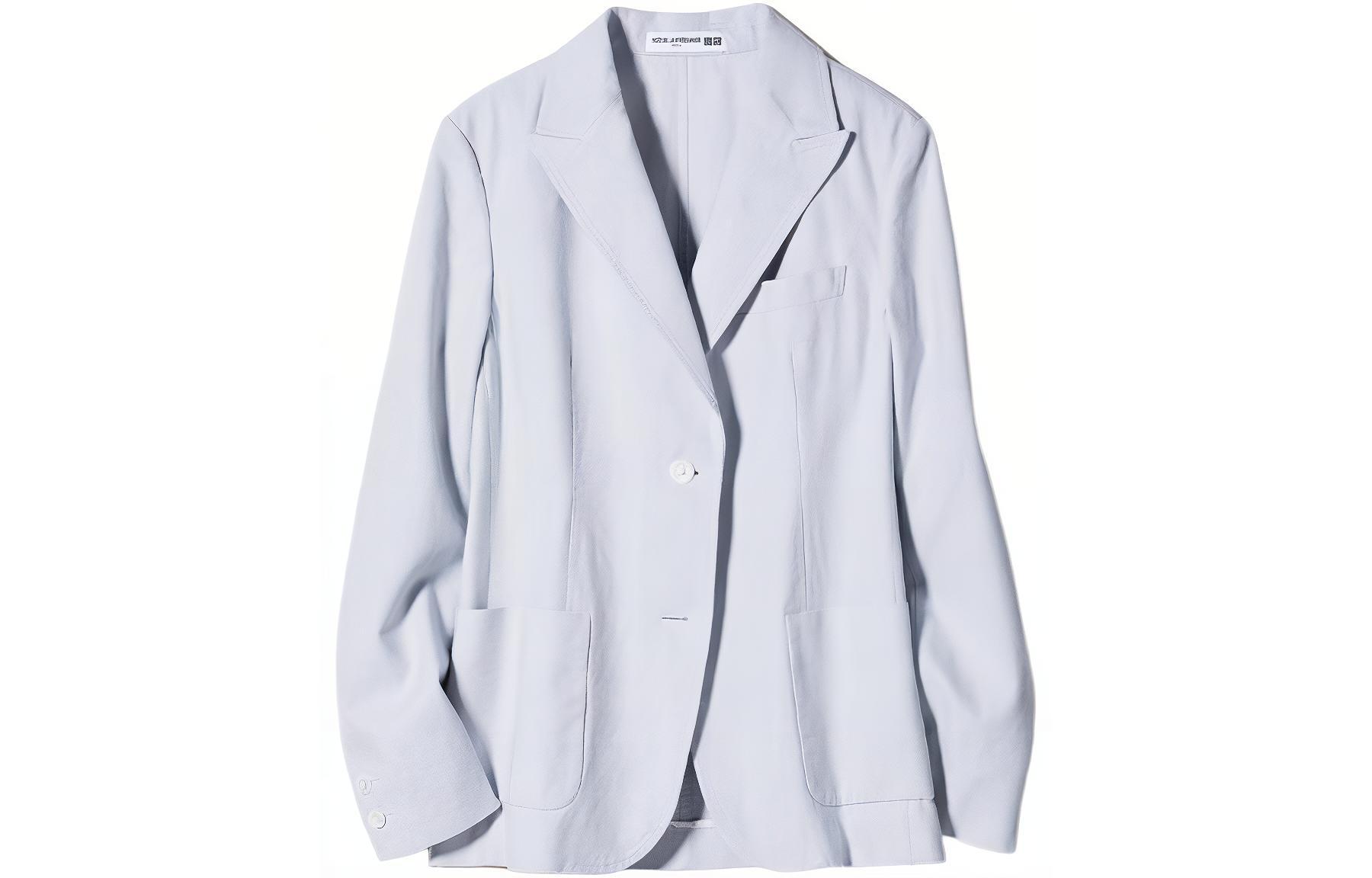 Ines De La Fressange X Ines De La Fressange Женская куртка светло-серая UNIQLO — фото 2