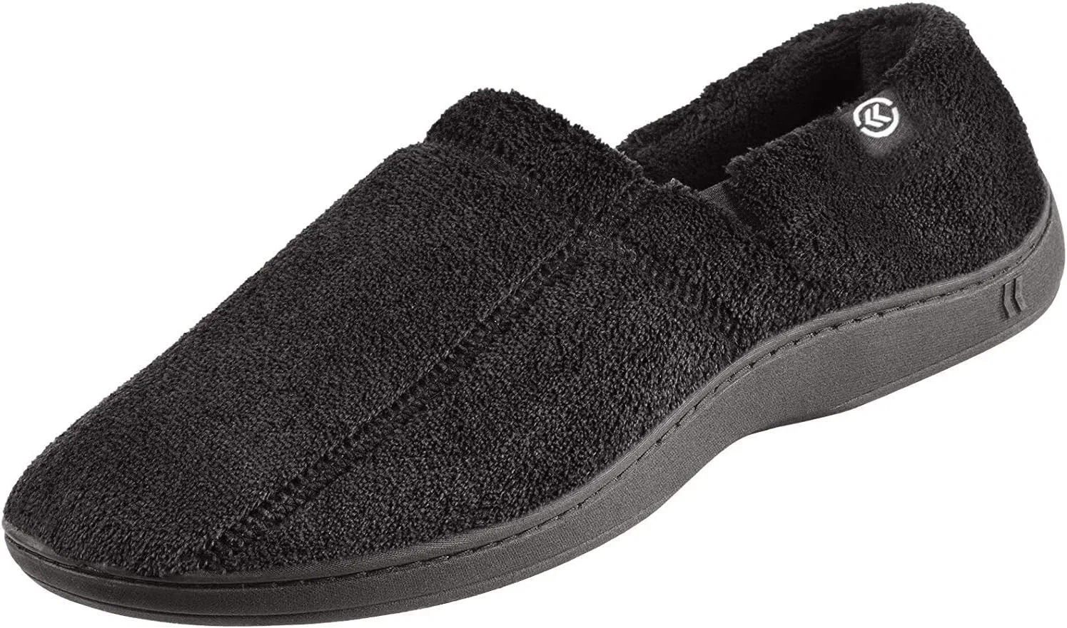 Тапочки мокасины с памятью формы isotoner, Black