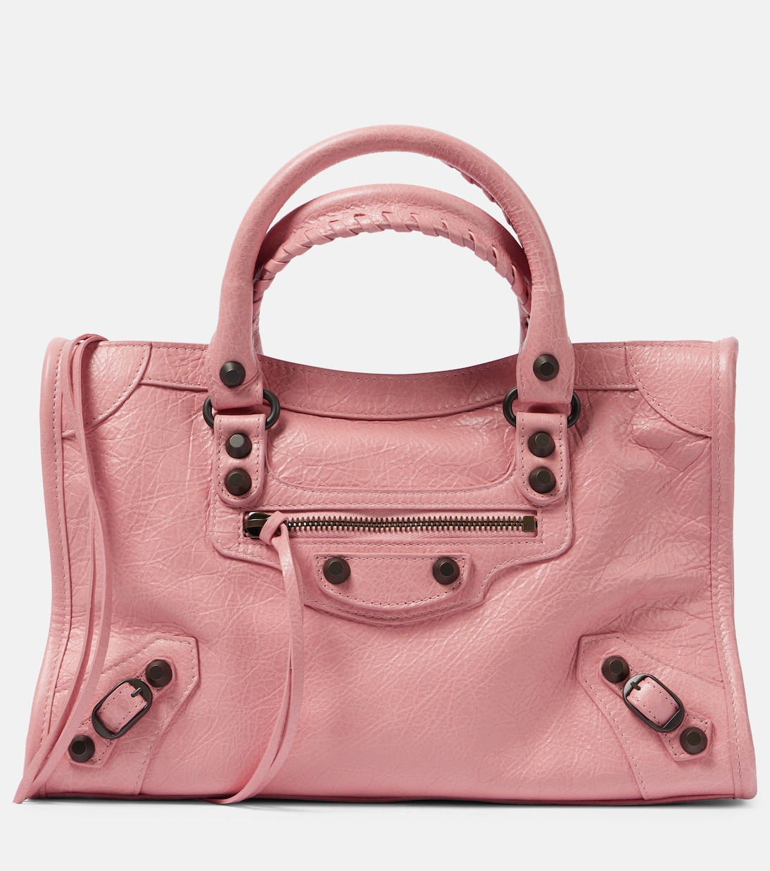 

Городская маленькая кожаная сумка-тоут Le City Balenciaga, Vintage Pink