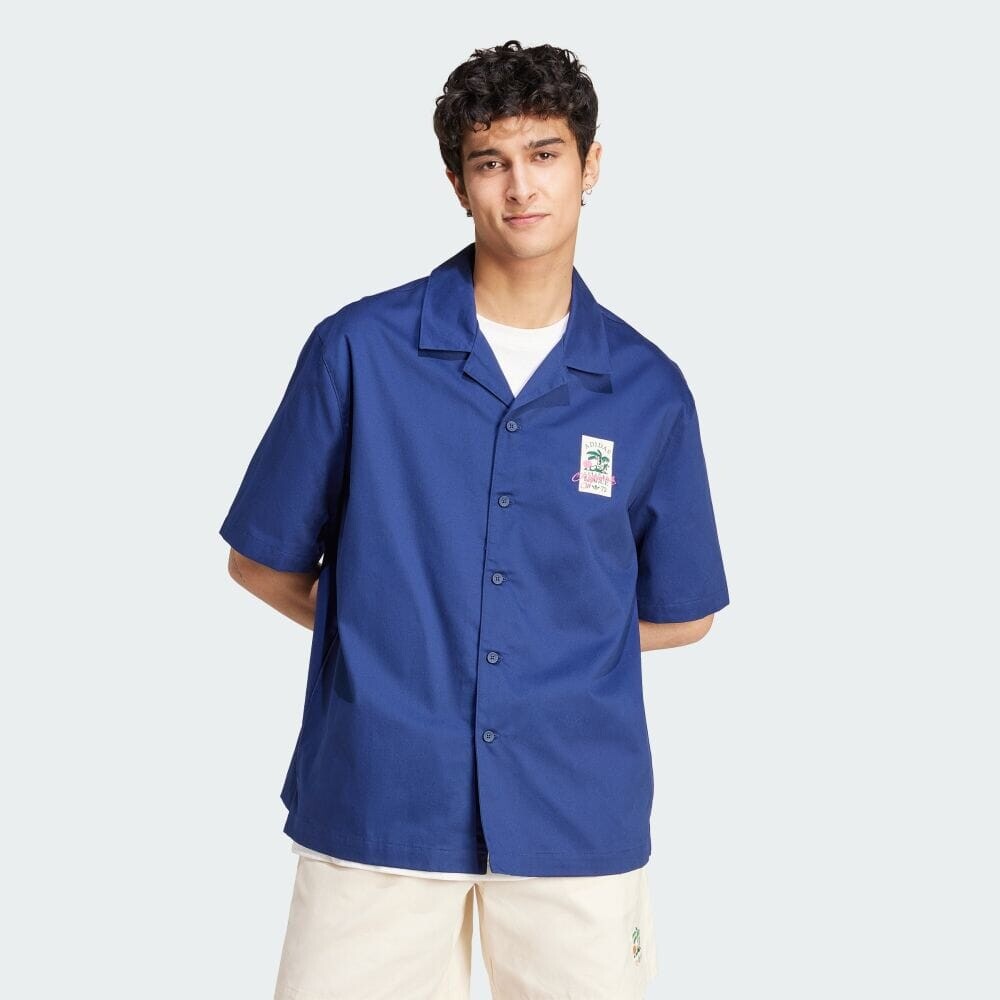 

Рубашка Adidas Originals Leisure League Groundskeeper Shirt, цвет Dark Blue