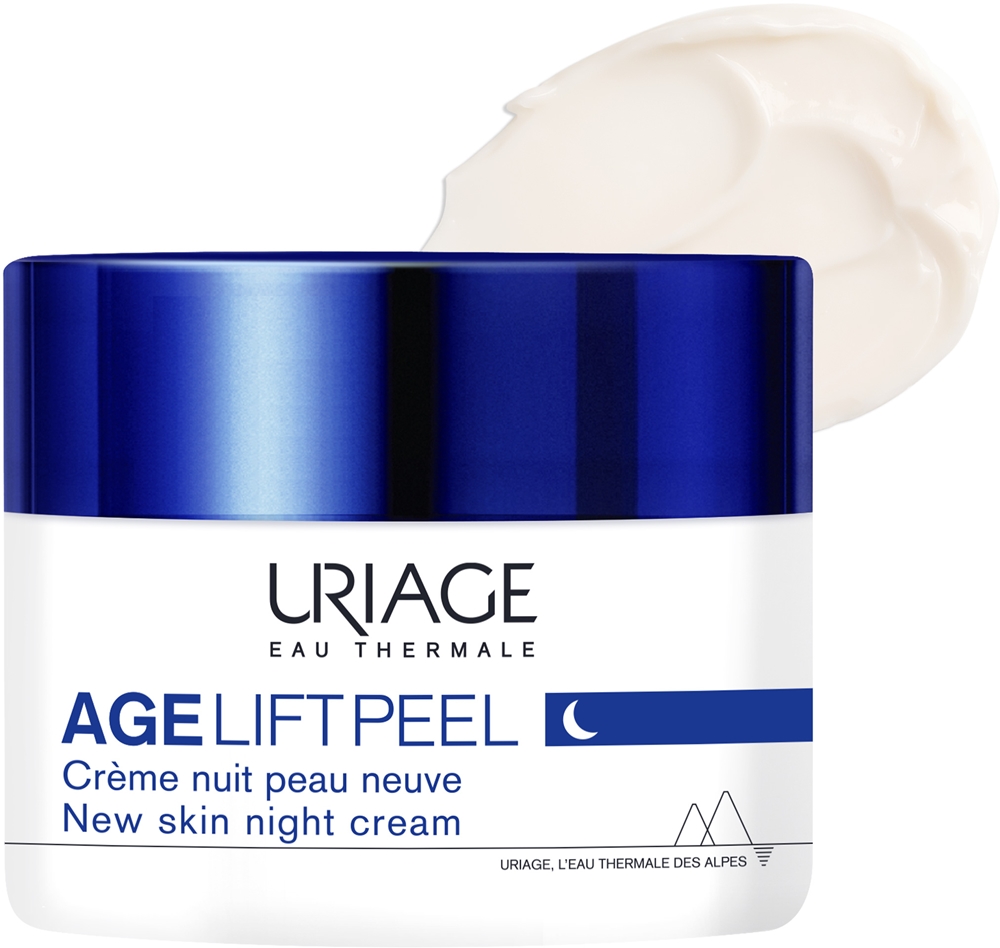 Крем для лица SPF URIAGE Ночной Age Lift New Skin против морщин с AHA-кислотами — фото 2