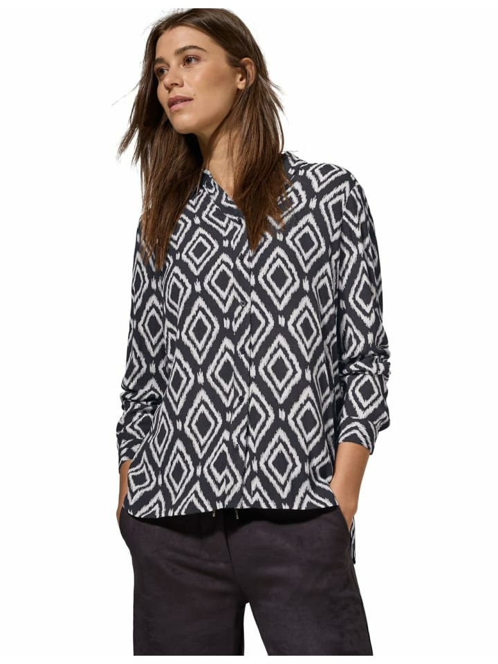 

Cecil Длинная женская блузка синего цвета