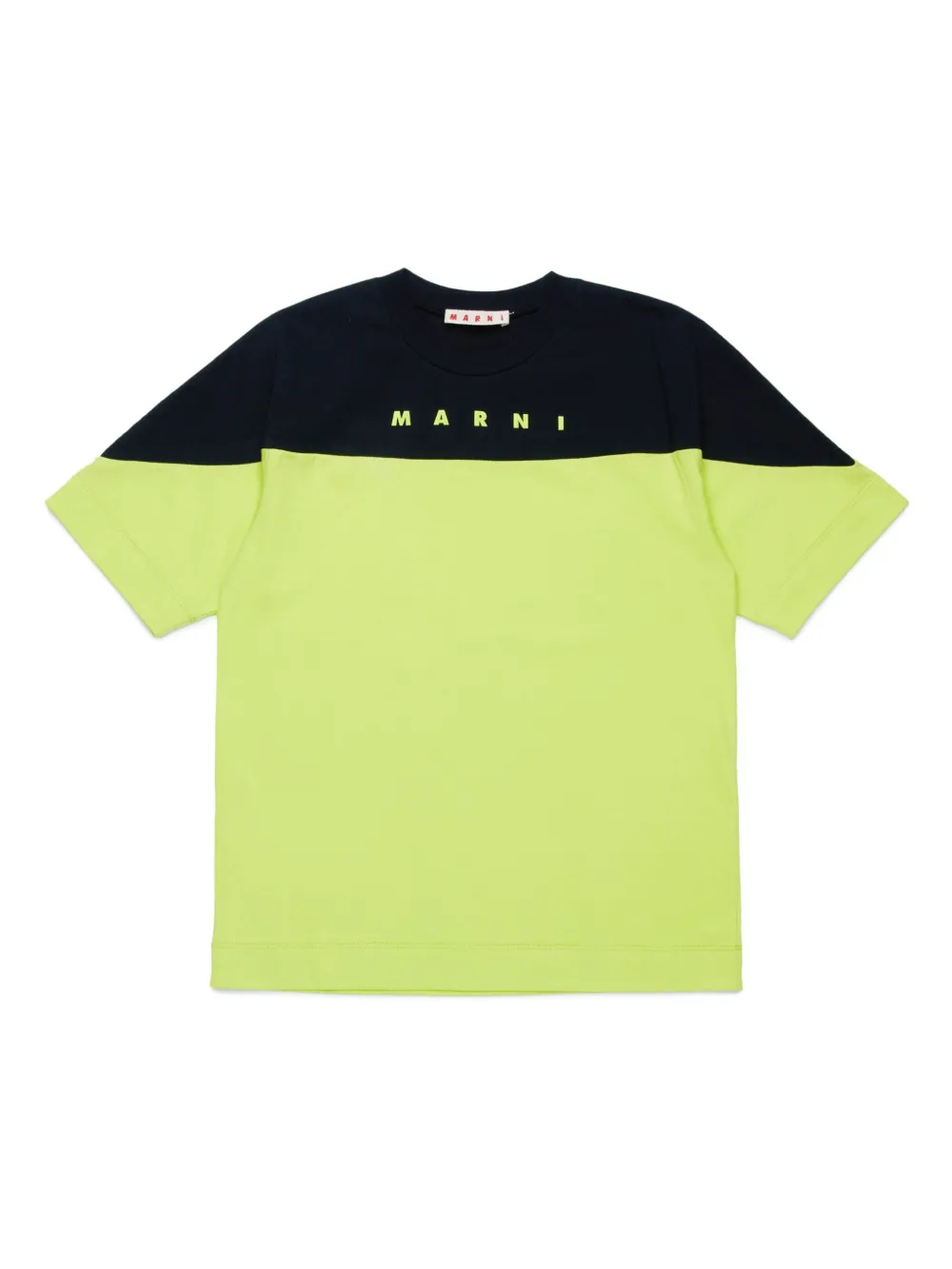 

Футболка с логотипом Marni Kids, зеленый