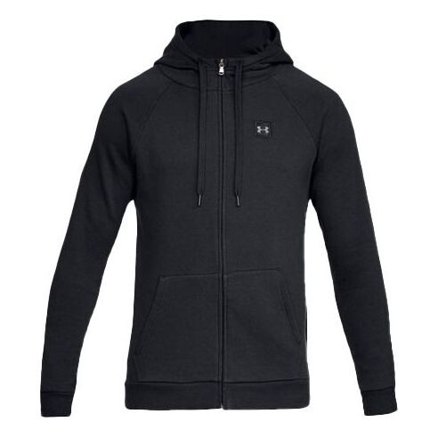 

Куртка men's rival square frame logo hooded jacket black Under Armour, черный