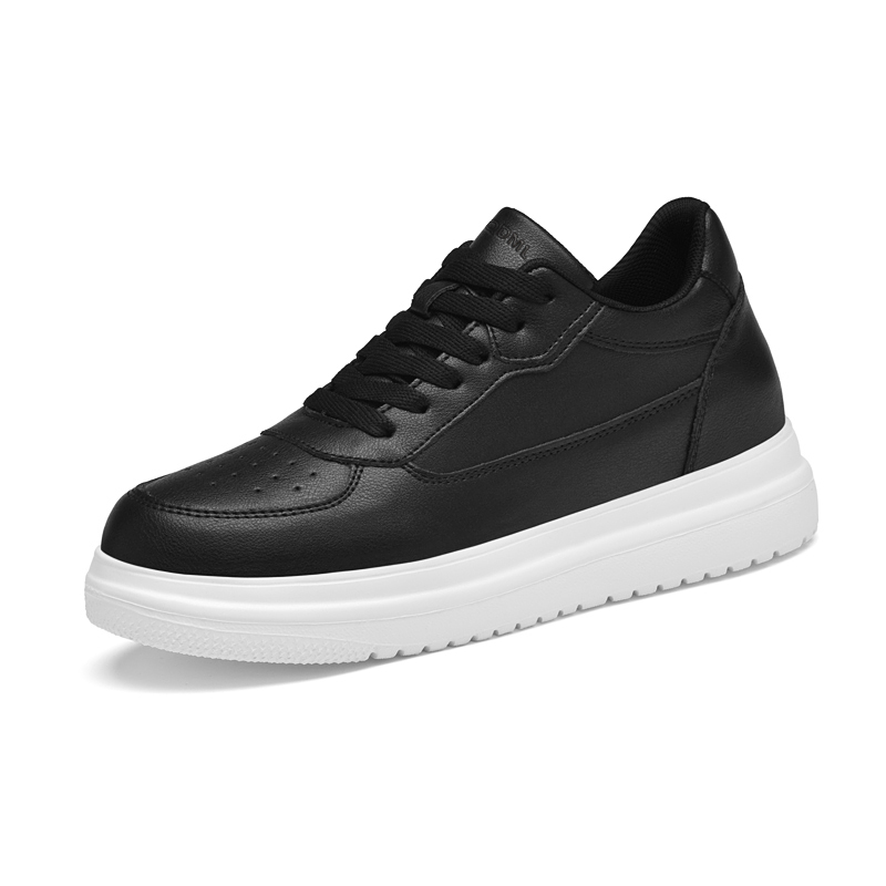 

Qiandongmeili Низкие скейтерские кроссовки унисекс черные, высота 8 см, цвет Black, Height: 8cm