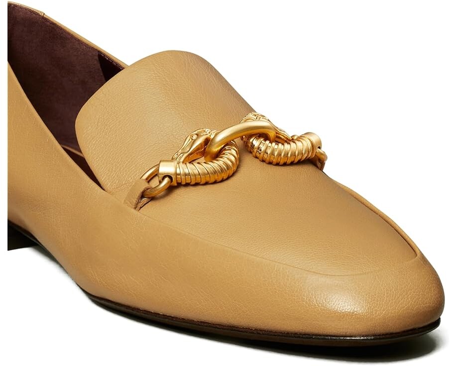 Лоферы Tory Burch Jessa Loafer, цвет Ginger Shortbread/Gold — фото 4