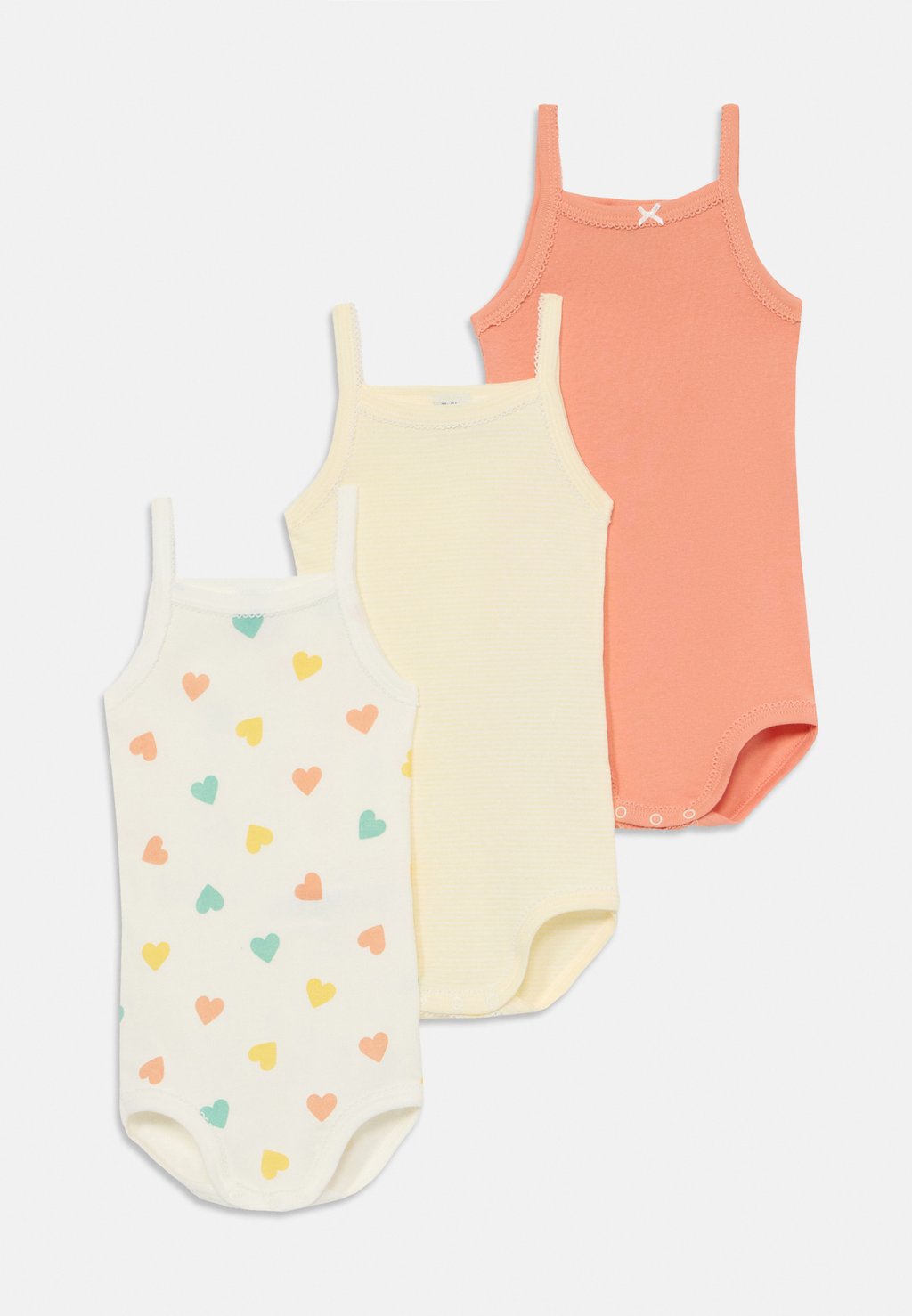 

Боди BÉBÉ BODIES A BRETELLES 3 PACK Petit Bateau, мультиколор