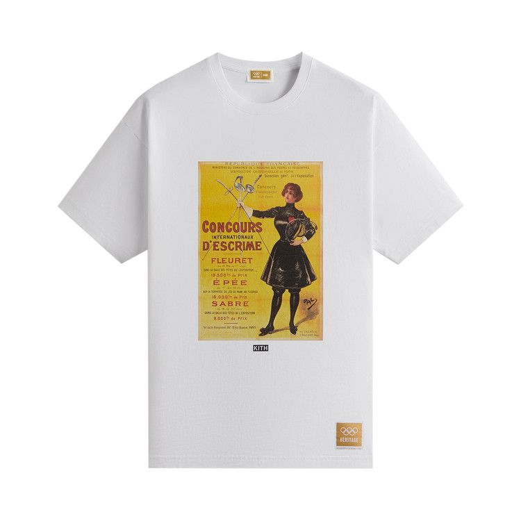 

Футболка Kith For Olympics Heritage Paris 1900 Vintage Tee, White