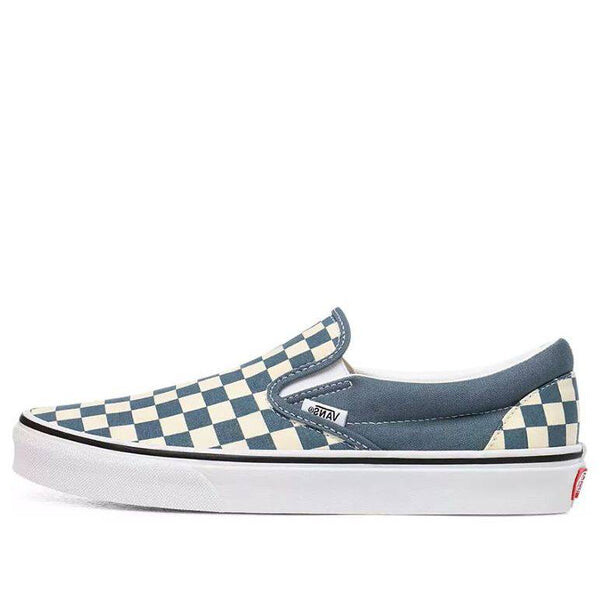 

Кроссовки classic slip-on 'checkerboard blue mirage' Vans, синий