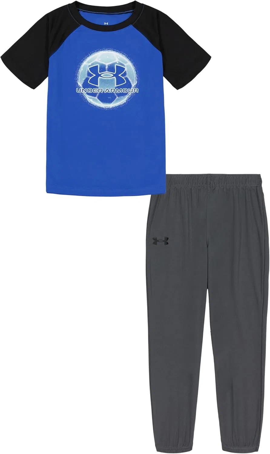 Набор для мальчиков из футболки и джоггеров Under Armour, Team Royal Soccer