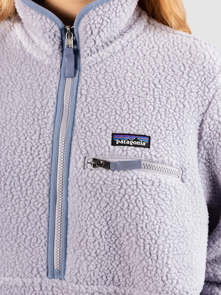Флисовый пуловер Patagonia Retro Pile Marsupial Half-Zip Fleece Pullover, permafrost purple — фото 4