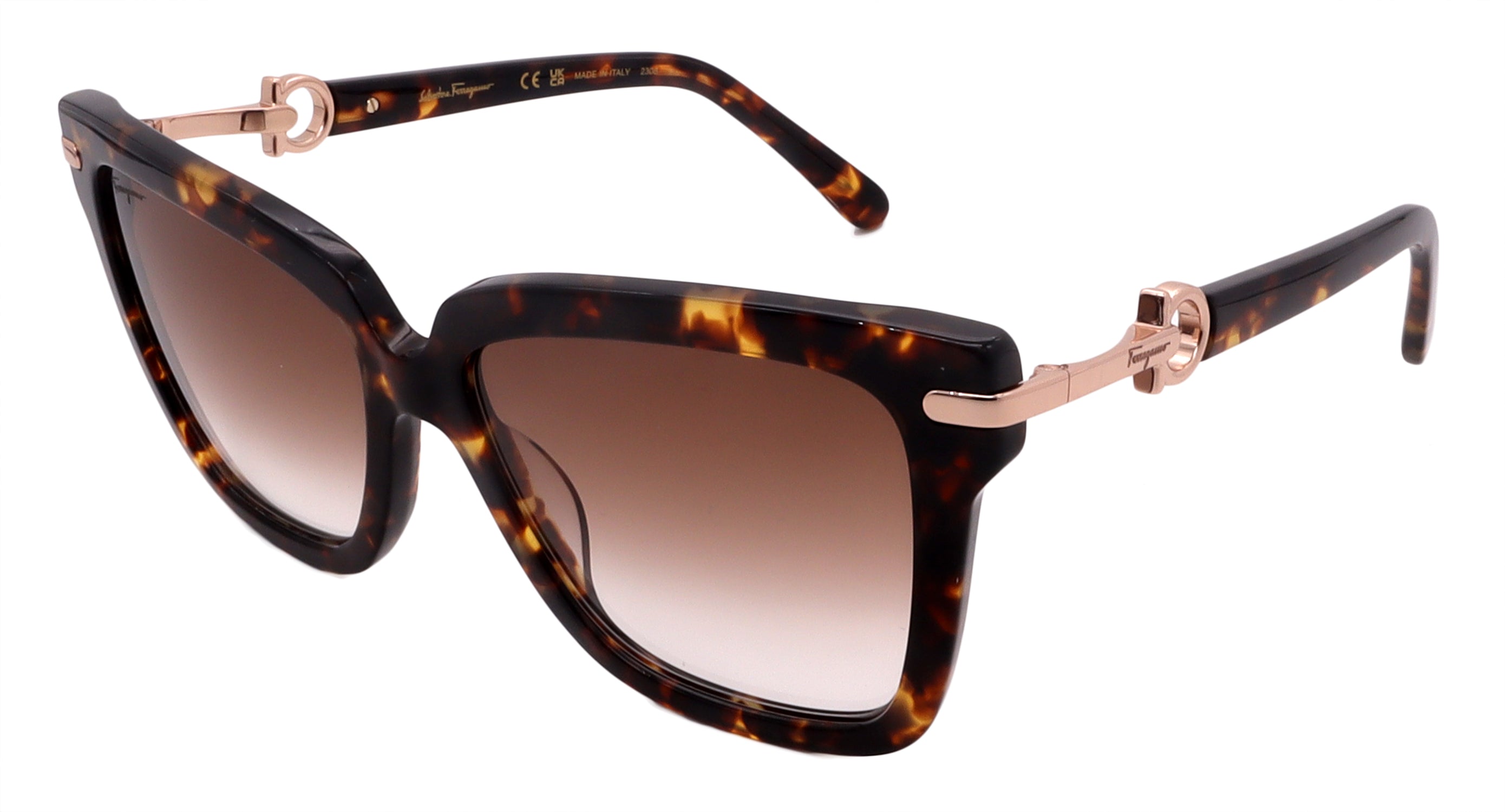 

Солнцезащитные очки Salvatore Ferragamo SF1085S-219-57-16-140, неполяризованные, коричневый