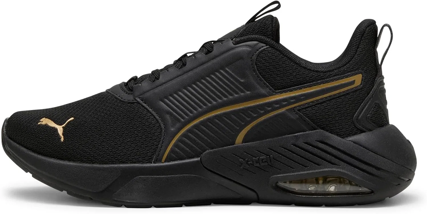 Кроссовки для бега Puma Unisex X-Cell Nova FS Street Running Shoe, Puma Black Gold — фото 4