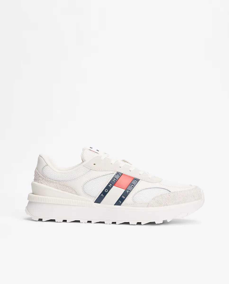 

Мужские кроссовки для бега с флагом сбоку Tommy Hilfiger, цвет Blanco Hueso