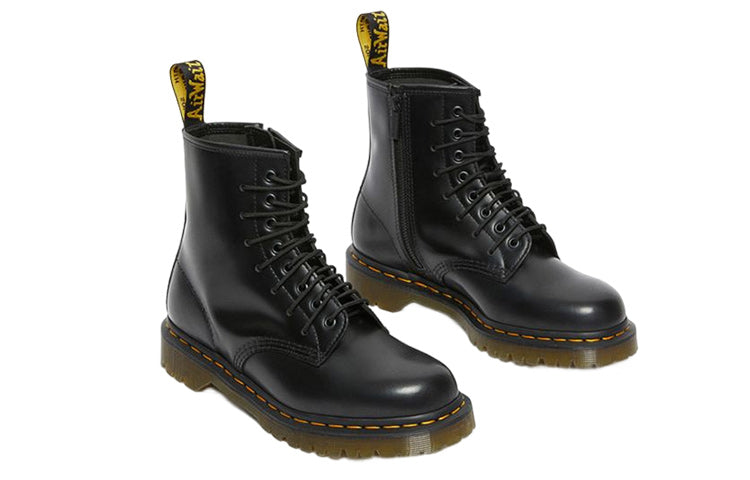 Мужские ботинки Dr. Martens 1460 из глянцевой кожи, черный — фото 2