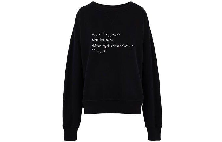 

Толстовка унисекс черная Maison Margiela, черный