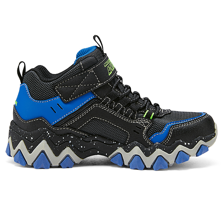 Skechers Kids Нескользящие, устойчивые к истиранию, теплые детские сапоги до колена, черные, синие, желтые — фото 2