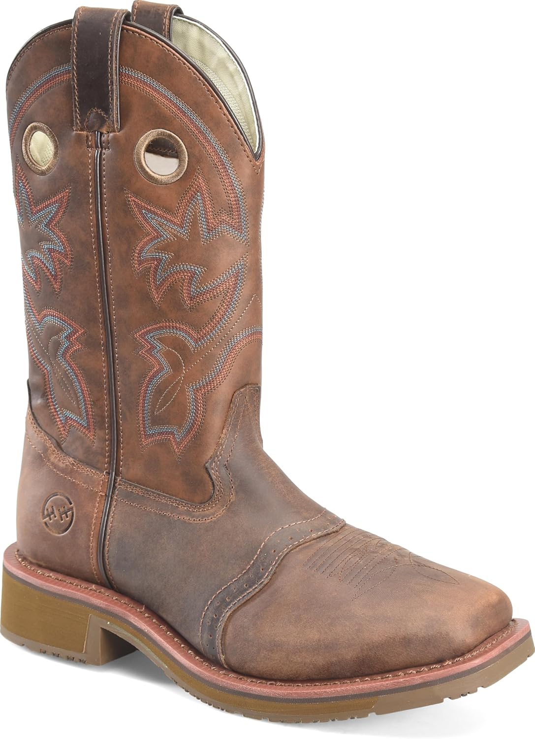 

Мужские вестерн-кеды DOUBLE-H 13" Antonio - мягкий носок, кожа цвета «ржавчина от землетрясения», маслостойкая и противоскользящая подошва Aeroglide, рейтинг EH, коричневый