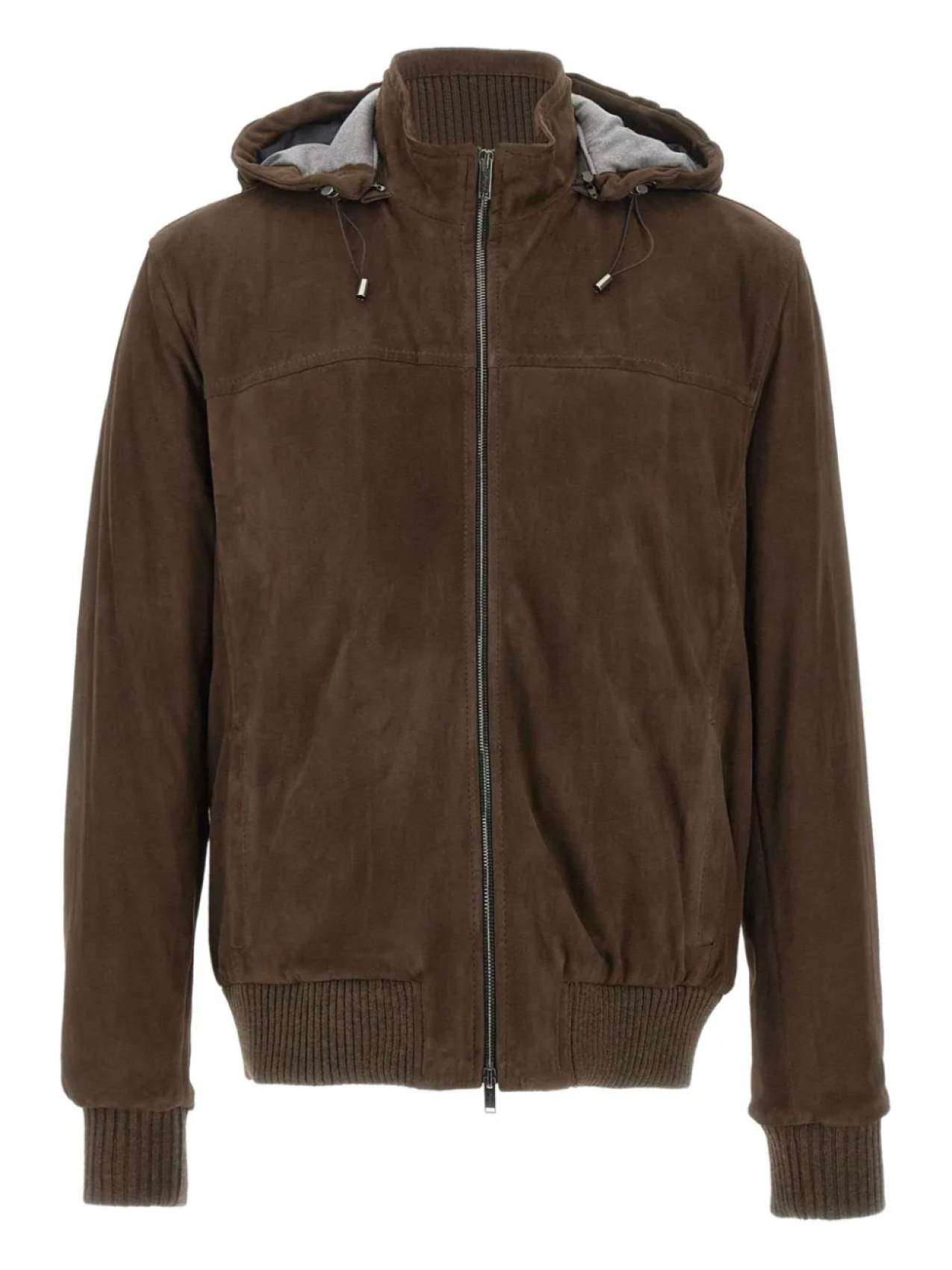 

Куртка замшевая с капюшоном VOLFAGLI, коричневый