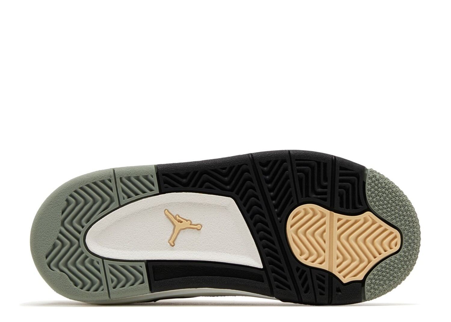 Кроссовки Air Jordan Air Jordan 4 Retro Se Td 'Craft - Olive', зеленый (размер RU 26) — фото 4