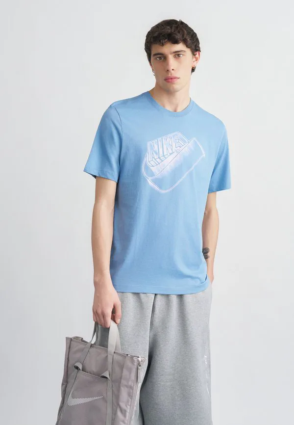Футболка с принтом blur futura Nike Sportswear, Work Blue