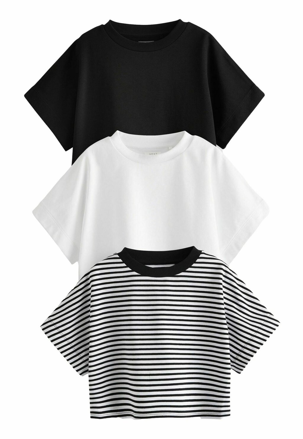 

футболка с принтом 3 Pack Regular Fit Next, цвет monochrome