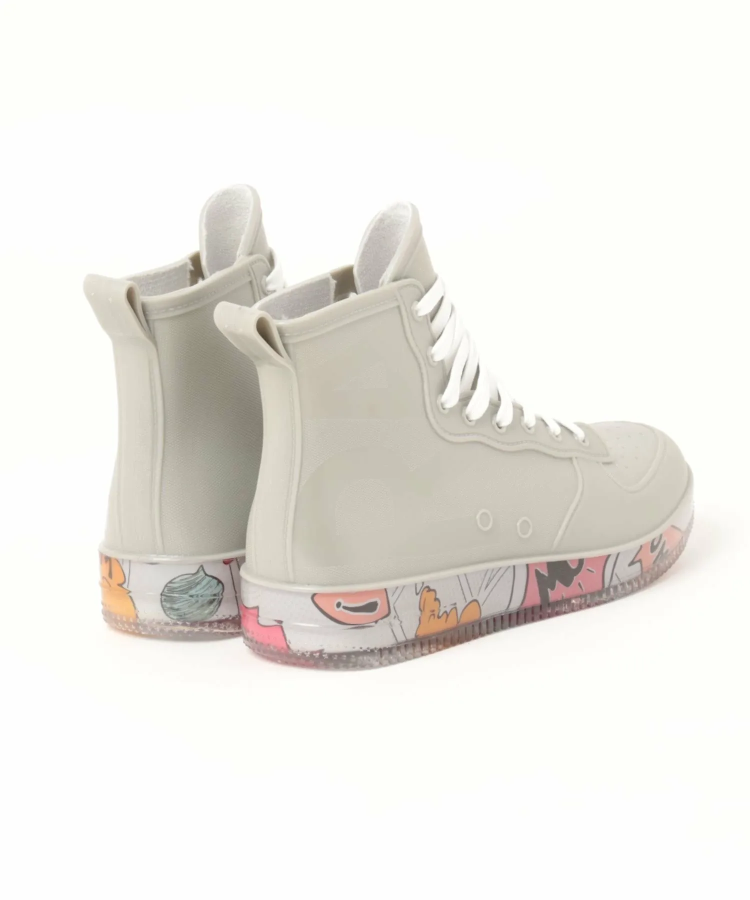Мужские резиновые сапоги aimoha на шнуровке Aimoha Mens, цвет Gray — фото 2