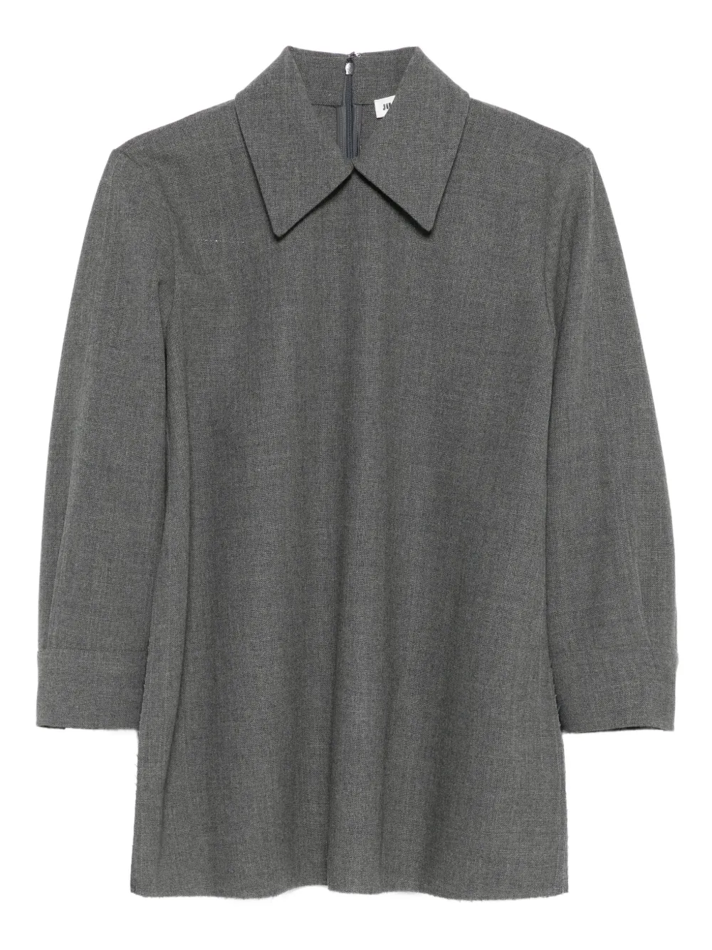 

Топ с рукавами три четверти JIL SANDER, серый