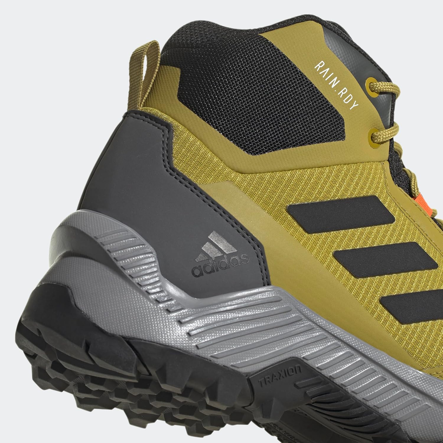 Мужские кроссовки adidas Eastrail 2.0 Rain.rdy, черный/оранжевый/оливковый — фото 4