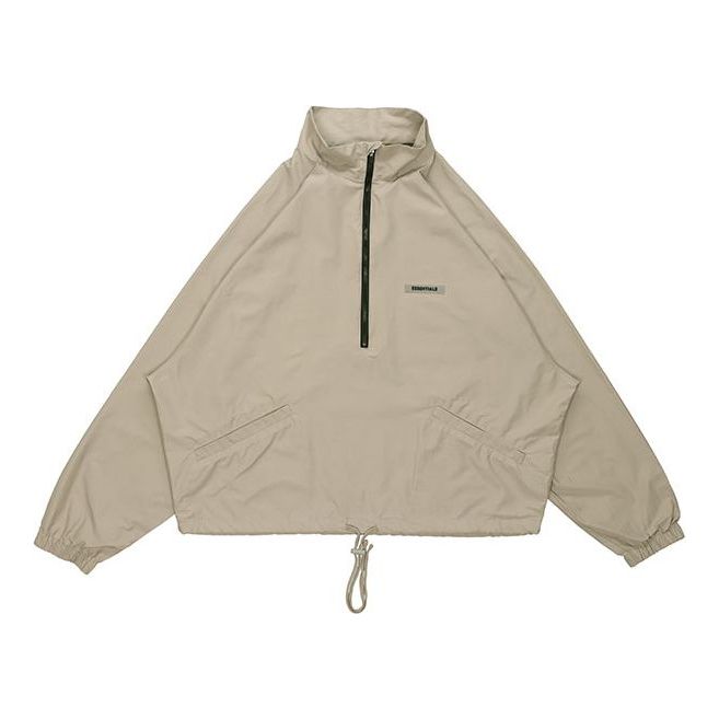 

Куртка Fear of God Essentials FW20 Half-Zip Track Jacket Moss
