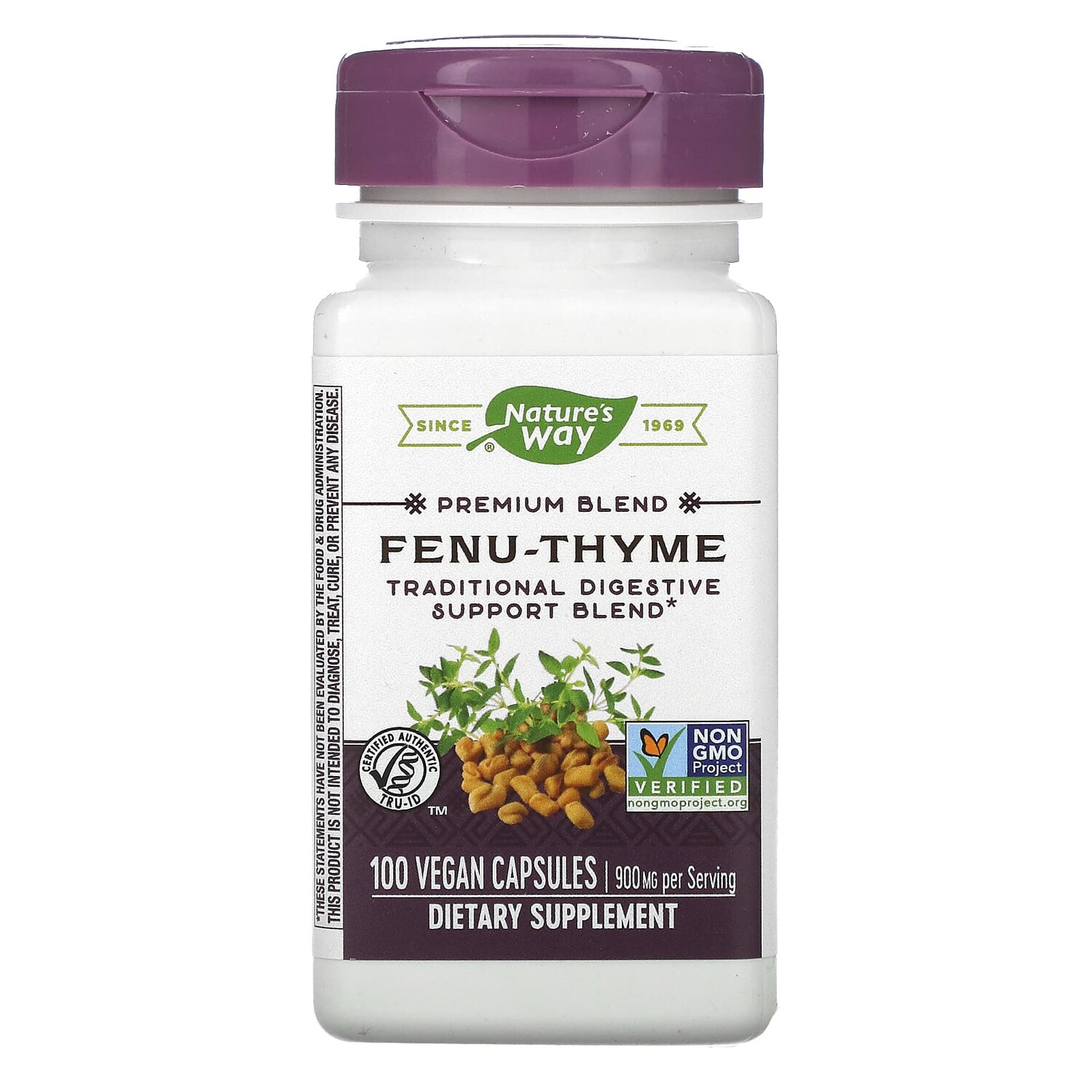 

Nature's Way Fenu-Thyme 450 mg 100 Vegetarian Capsules
