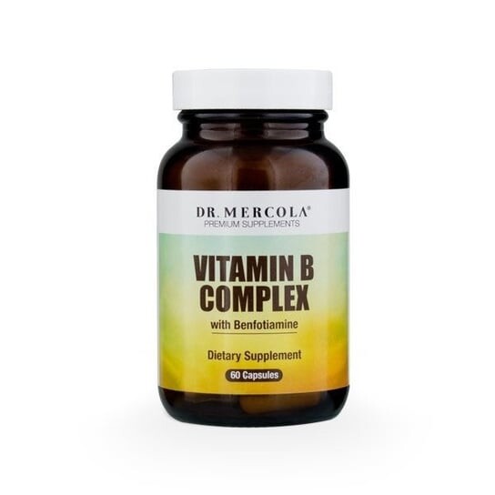 

Комплекс витаминов группы В Kenay Dr Mercola, 60 капсул.