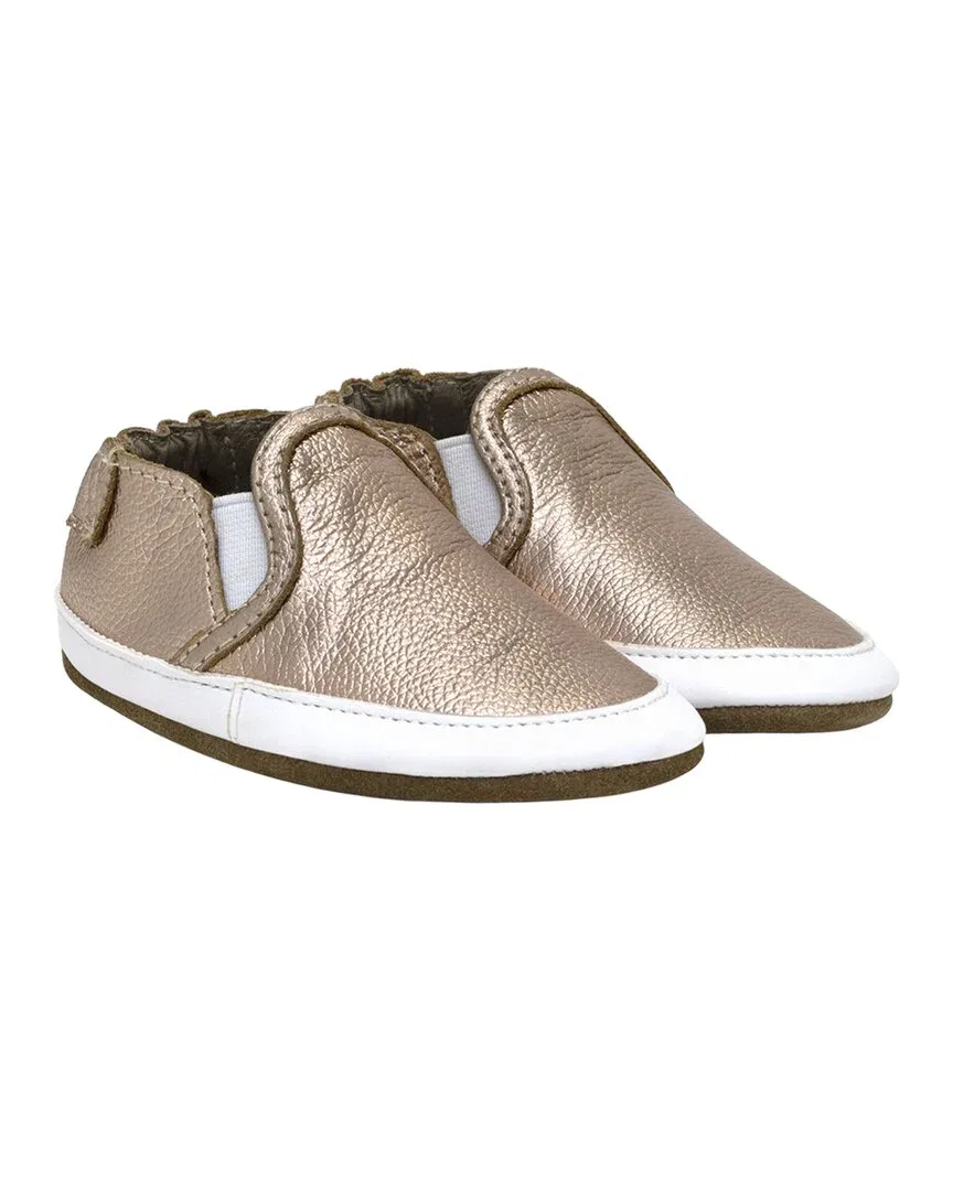 Robeez Leah Basic Leather Soft Sole, золото