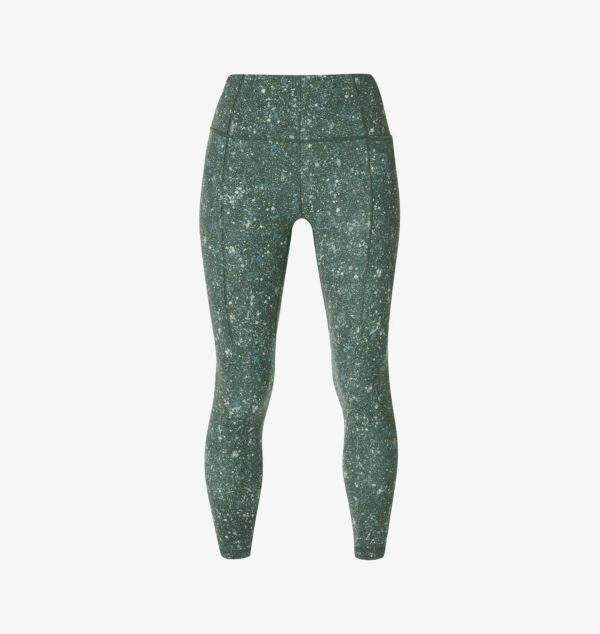 

Супермягкие эластичные леггинсы с абстрактным принтом Sweaty Betty, коричневый
