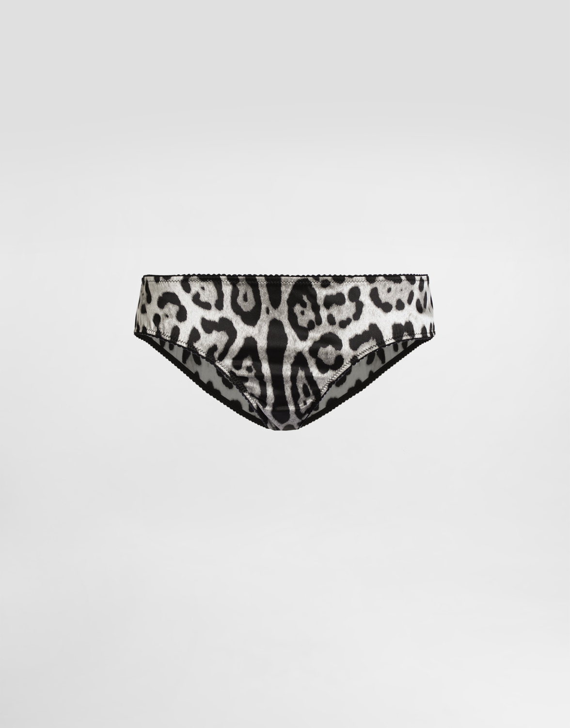 

Атласные трусы с леопардовым принтом Dolce & Gabbana, принт